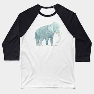 Watercolor Elephant Baseball T-Shirt